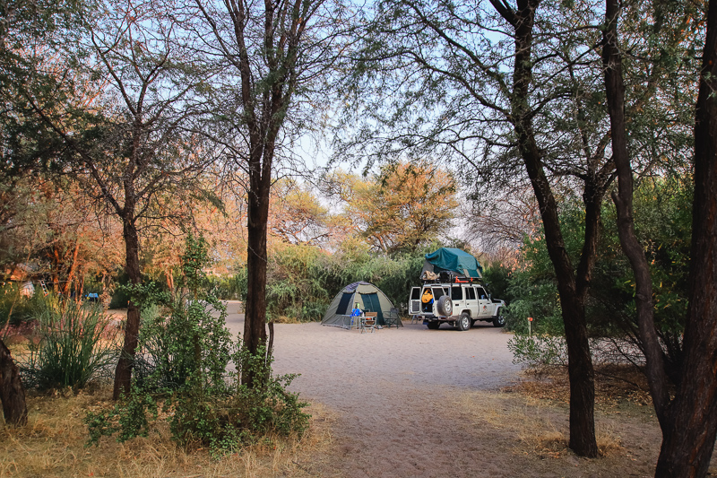 Staying at the Campsite