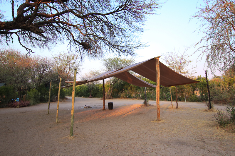 The camping ground